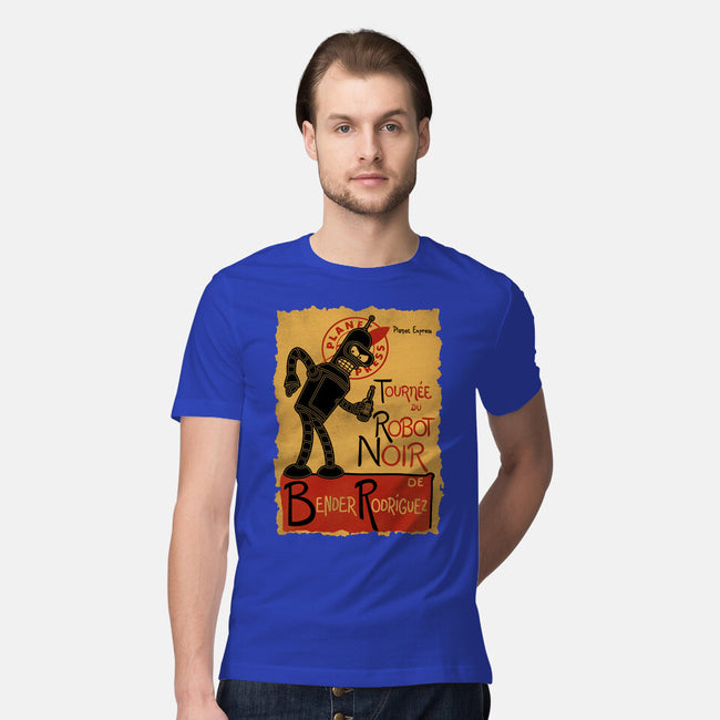 Le Robot Noir-Mens-Premium-Tee-Barbadifuoco