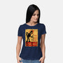 Le Robot Noir-Womens-Basic-Tee-Barbadifuoco