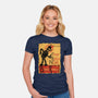 Le Robot Noir-Womens-Fitted-Tee-Barbadifuoco