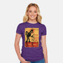 Le Robot Noir-Womens-Fitted-Tee-Barbadifuoco