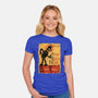 Le Robot Noir-Womens-Fitted-Tee-Barbadifuoco