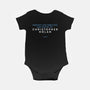 Written And Directed By Nolan-Baby-Basic-Onesie-rocketman_art