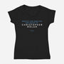 Written And Directed By Nolan-Womens-V-Neck-Tee-rocketman_art