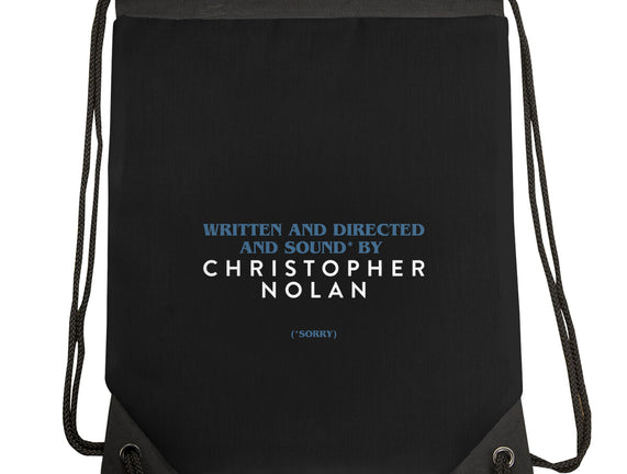 Written And Directed By Nolan