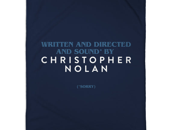 Written And Directed By Nolan