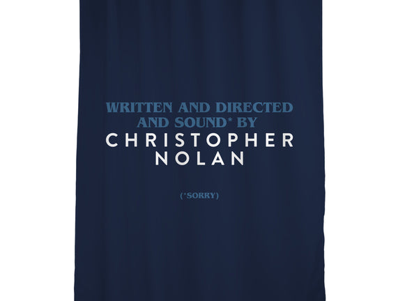 Written And Directed By Nolan