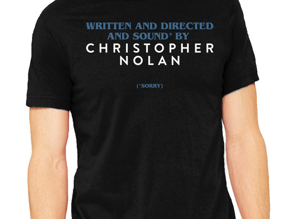 Written And Directed By Nolan