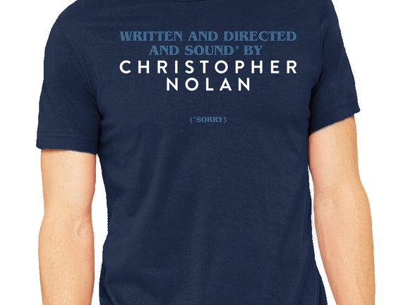 Written And Directed By Nolan