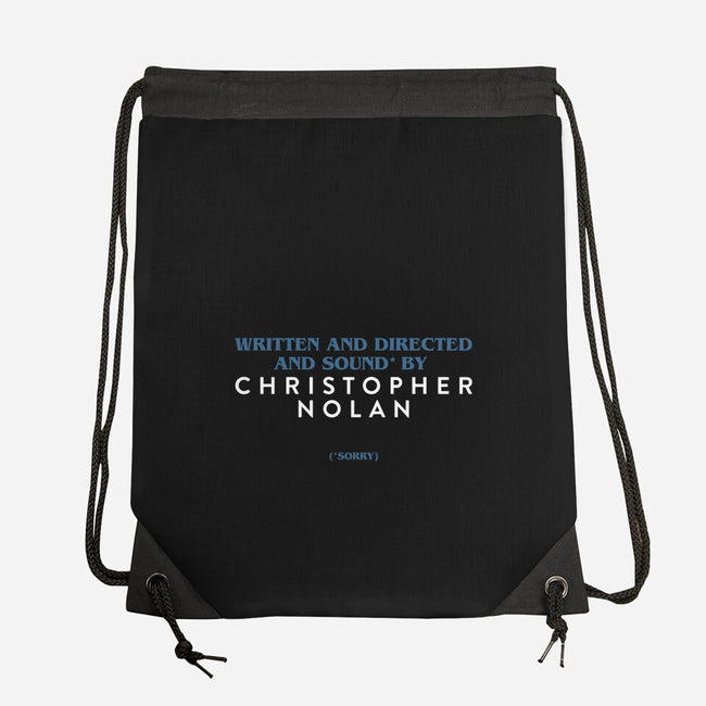 Written And Directed By Nolan-None-Drawstring-Bag-rocketman_art