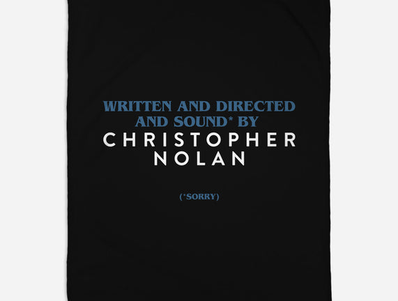 Written And Directed By Nolan