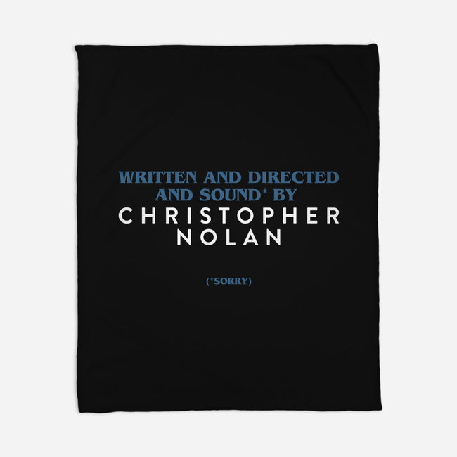 Written And Directed By Nolan-None-Fleece-Blanket-rocketman_art