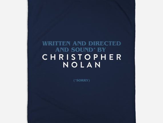 Written And Directed By Nolan