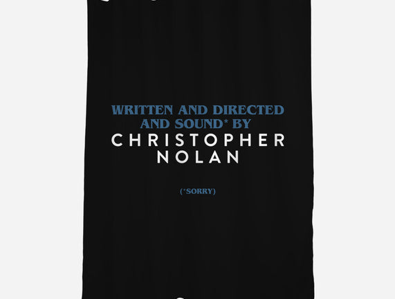 Written And Directed By Nolan