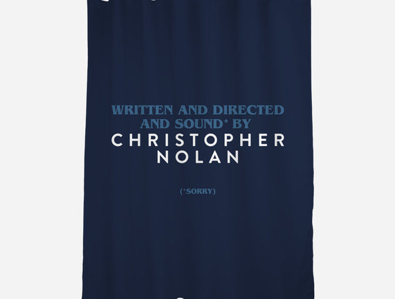 Written And Directed By Nolan
