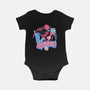 Spidey In New York City-Baby-Basic-Onesie-glitchygorilla