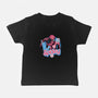 Spidey In New York City-Baby-Basic-Tee-glitchygorilla