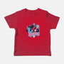 Spidey In New York City-Baby-Basic-Tee-glitchygorilla