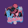 Spidey In New York City-None-Fleece-Blanket-glitchygorilla