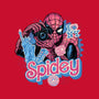 Spidey In New York City-Youth-Crew Neck-Sweatshirt-glitchygorilla