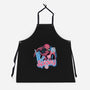 Spidey In New York City-Unisex-Kitchen-Apron-glitchygorilla