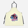 Spidey In New York City-Unisex-Kitchen-Apron-glitchygorilla