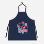 Spidey In New York City-Unisex-Kitchen-Apron-glitchygorilla