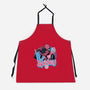 Spidey In New York City-Unisex-Kitchen-Apron-glitchygorilla