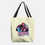 Spidey In New York City-None-Basic Tote-Bag-glitchygorilla