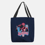 Spidey In New York City-None-Basic Tote-Bag-glitchygorilla