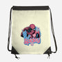 Spidey In New York City-None-Drawstring-Bag-glitchygorilla
