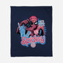 Spidey In New York City-None-Fleece-Blanket-glitchygorilla