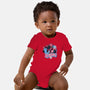 Spidey In New York City-Baby-Basic-Onesie-glitchygorilla