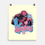 Spidey In New York City-None-Matte-Poster-glitchygorilla