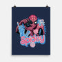 Spidey In New York City-None-Matte-Poster-glitchygorilla