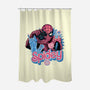 Spidey In New York City-None-Polyester-Shower Curtain-glitchygorilla