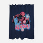 Spidey In New York City-None-Polyester-Shower Curtain-glitchygorilla