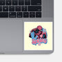 Spidey In New York City-None-Glossy-Sticker-glitchygorilla