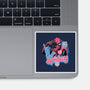 Spidey In New York City-None-Glossy-Sticker-glitchygorilla