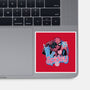 Spidey In New York City-None-Glossy-Sticker-glitchygorilla