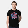Spidey In New York City-Mens-Premium-Tee-glitchygorilla