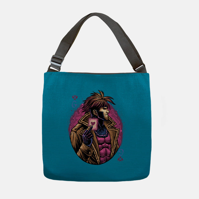 Lord Of Cards-None-Adjustable Tote-Bag-glitchygorilla