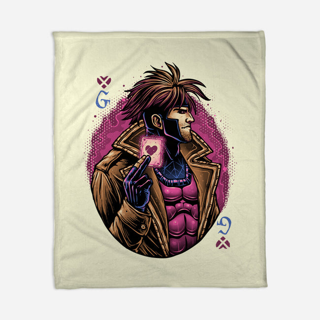 Lord Of Cards-None-Fleece-Blanket-glitchygorilla