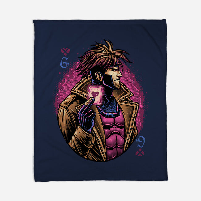 Lord Of Cards-None-Fleece-Blanket-glitchygorilla