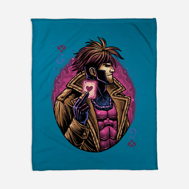 Lord Of Cards-None-Fleece-Blanket-glitchygorilla