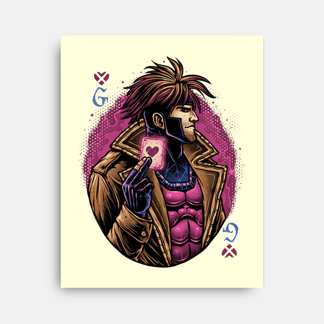 Lord Of Cards-None-Stretched-Canvas-glitchygorilla