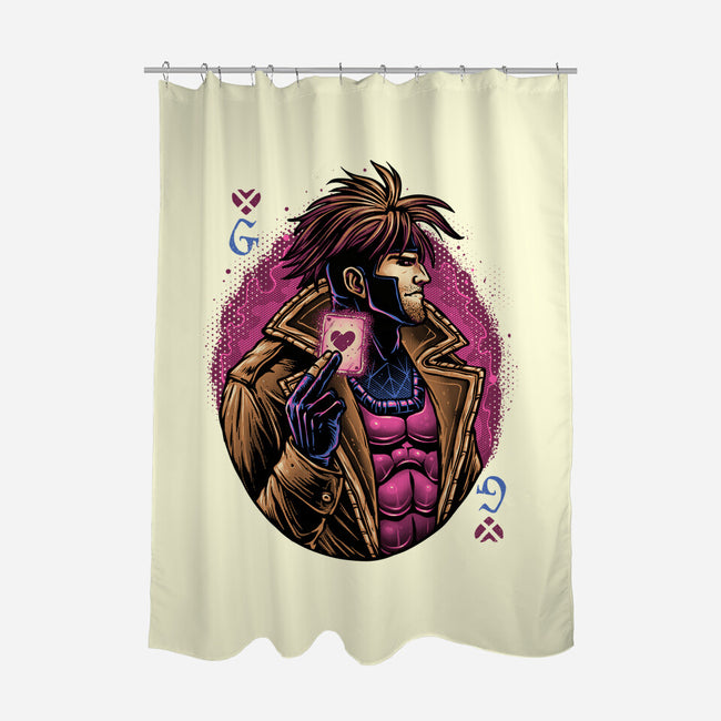 Lord Of Cards-None-Polyester-Shower Curtain-glitchygorilla