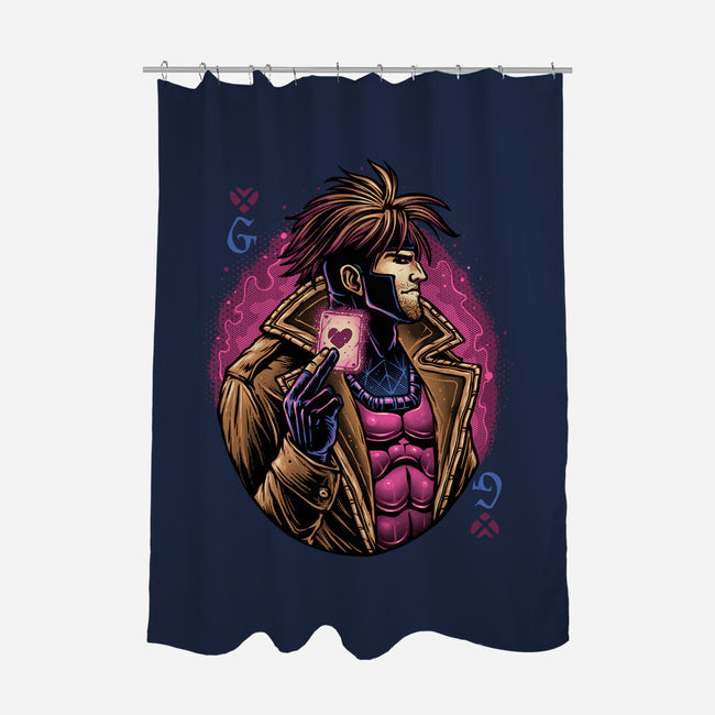 Lord Of Cards-None-Polyester-Shower Curtain-glitchygorilla
