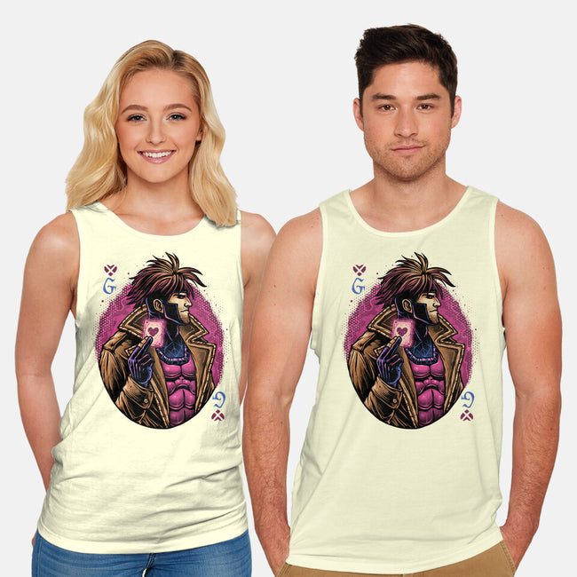 Lord Of Cards-Unisex-Basic-Tank-glitchygorilla