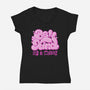 Kind Of-Womens-V-Neck-Tee-xMorfina