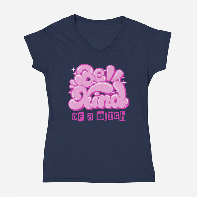 Kind Of-Womens-V-Neck-Tee-xMorfina